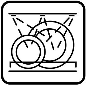 Bedeutung spülmaschine symbole Wäschezeichen &